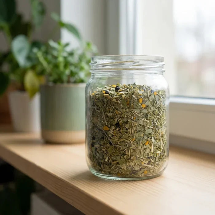 Récup'Articula - Bocal de plantes pour articulations avec cassis